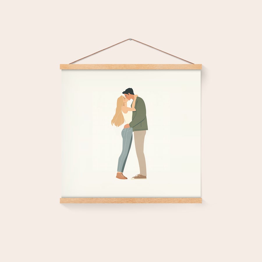 Poster personaliseren met posterhanger Poster personaliseren met posterhanger