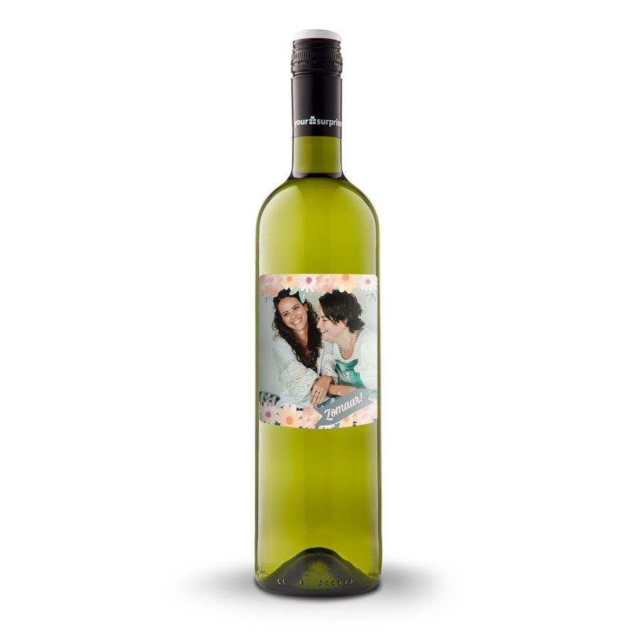 Wijn met bedrukt etiket - Maison de la Surprise - Sauvignon Blanc