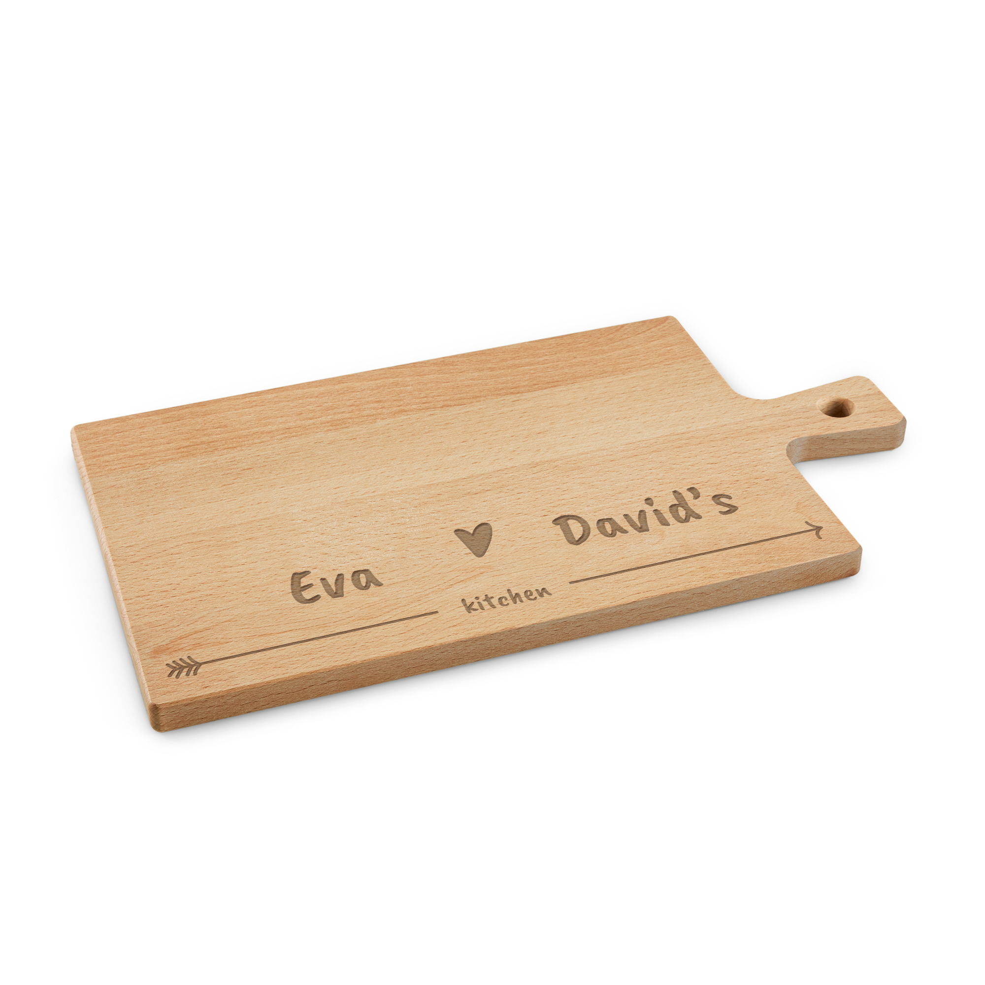 Set de regalo con bebida y tabla de servir de madera