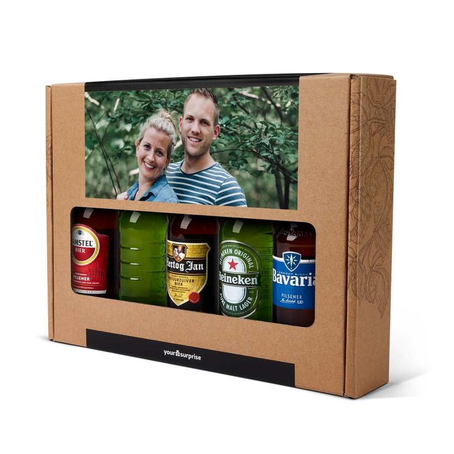 Personalised beer gift set - Dutch - Birthday