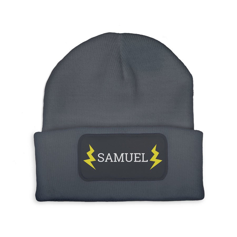 Bonnet personnalisé - Gris