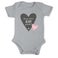 Personalised baby romper - Will you be my godfather - Grey - 50/56