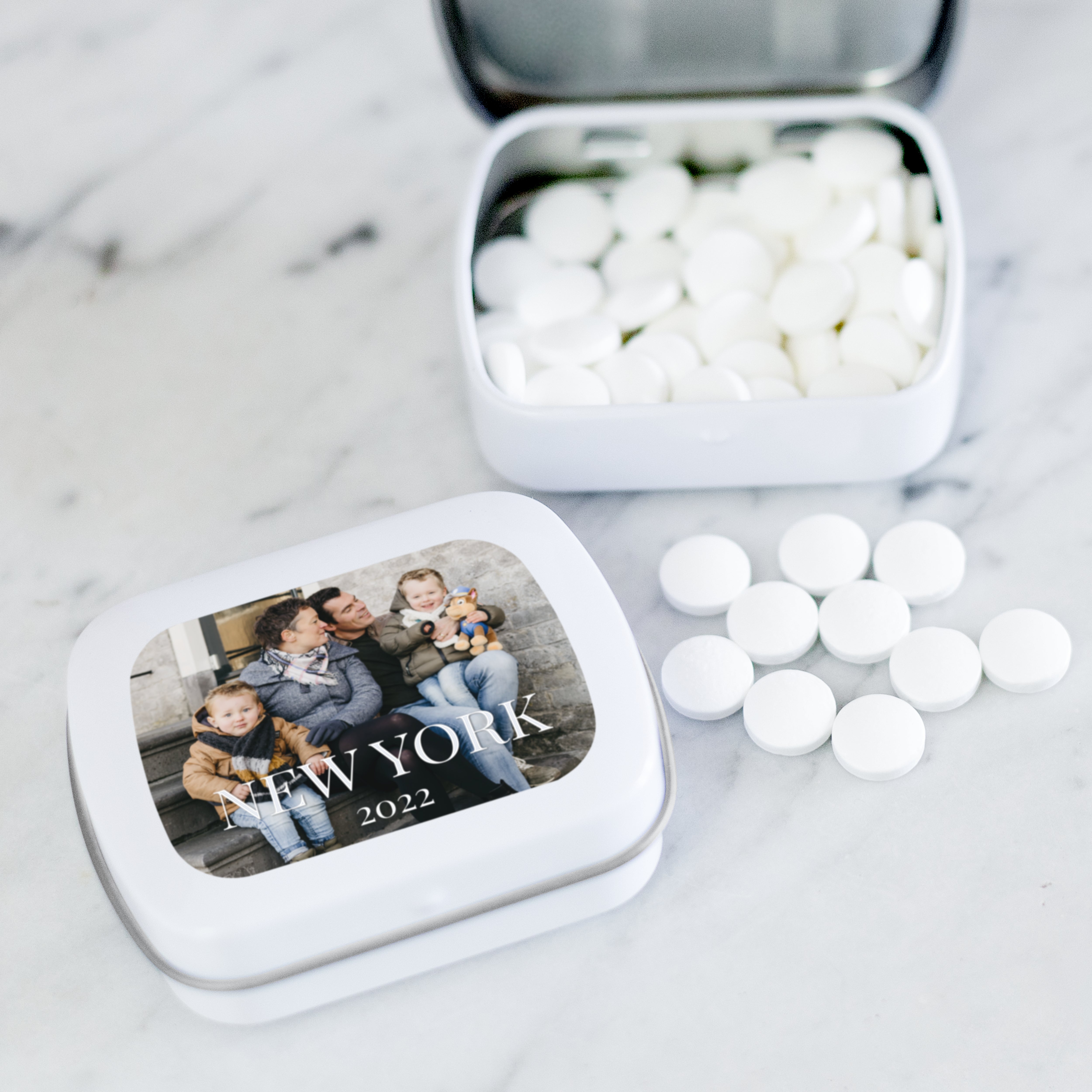 Personalised sweets tins - Peppermints - set of 10