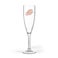 Champagneglas med print - Plast