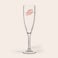Flûte à champagne plastique personnalisé Flûte à champagne plastique personnalisé