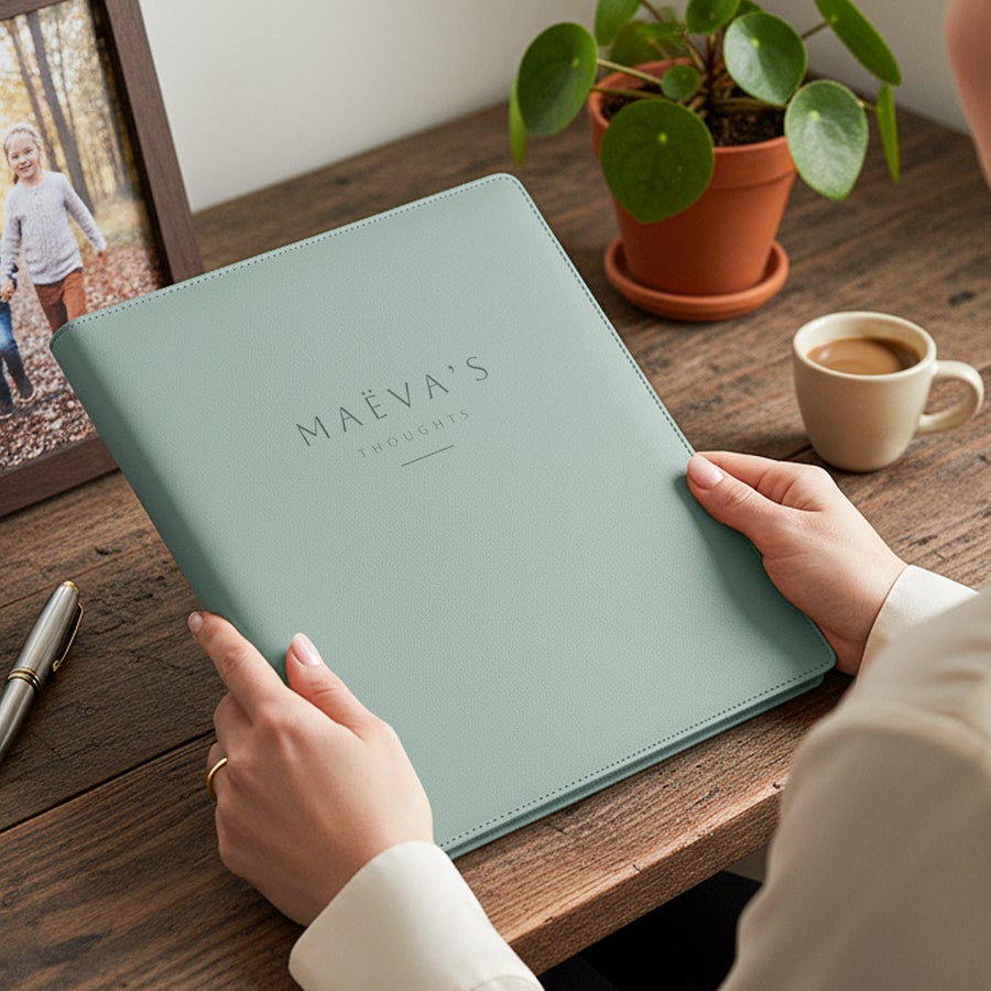 Porte documents personnalisé - Cuir Porte documents personnalisé - Cuir