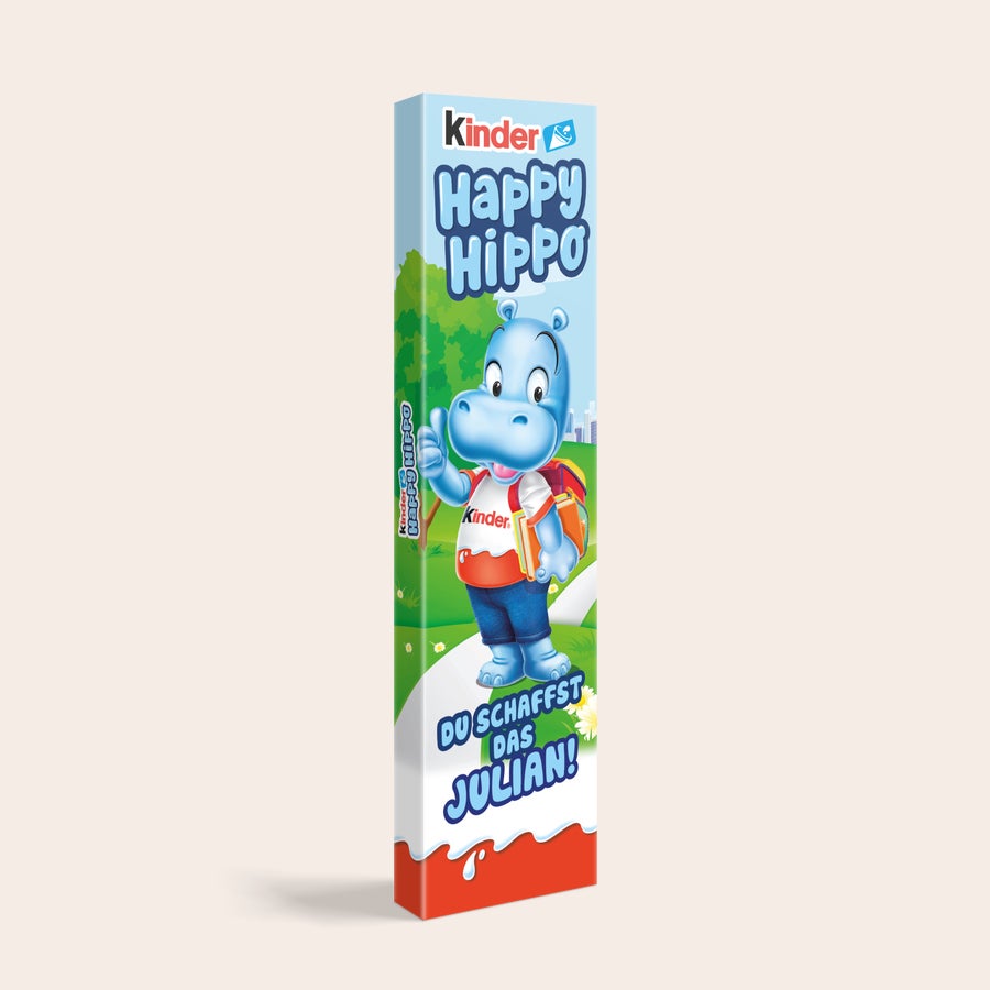 kinder Happy Hippo Geschenk Personalisiertes kinder Happy Hippo Geschenk mit eigenem Namen, bedruckt mit Julian