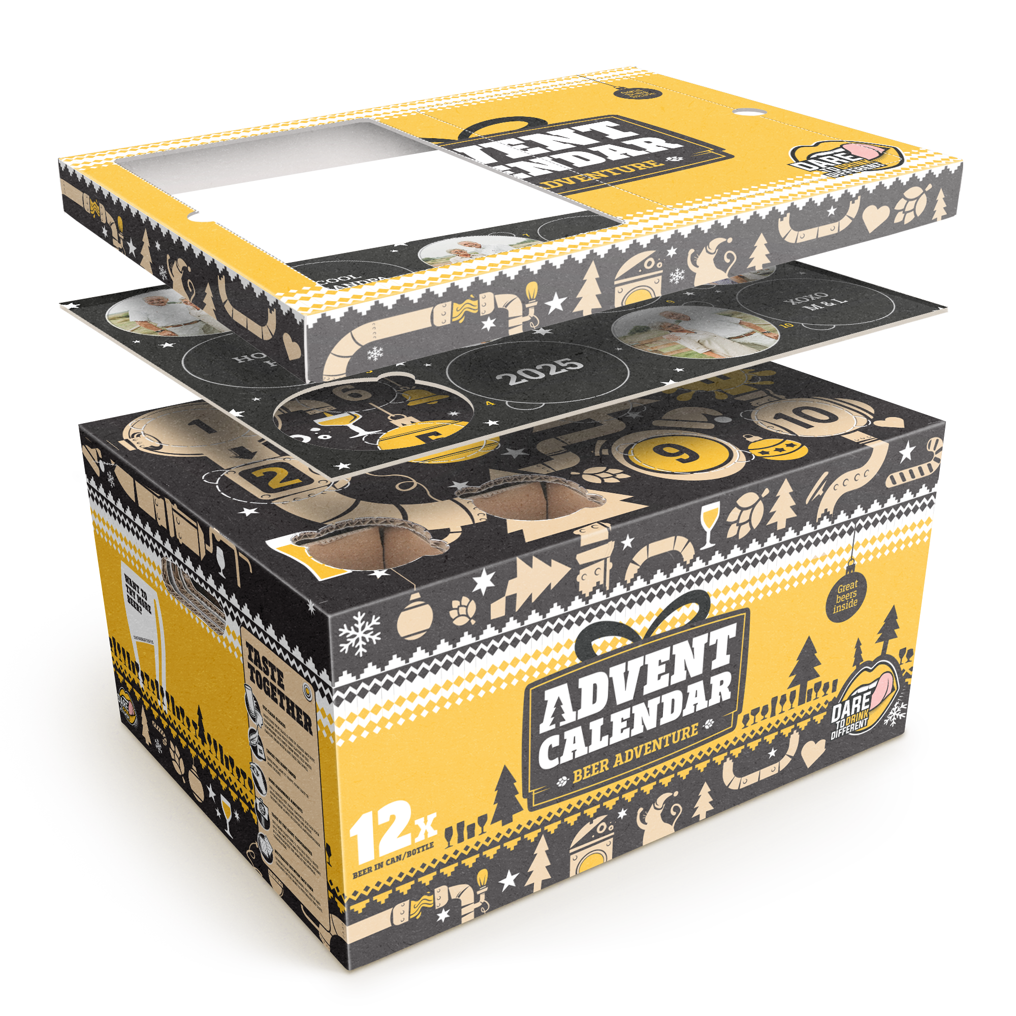 Conjunto de cerveja surpresa personalizado - 12 garrafas