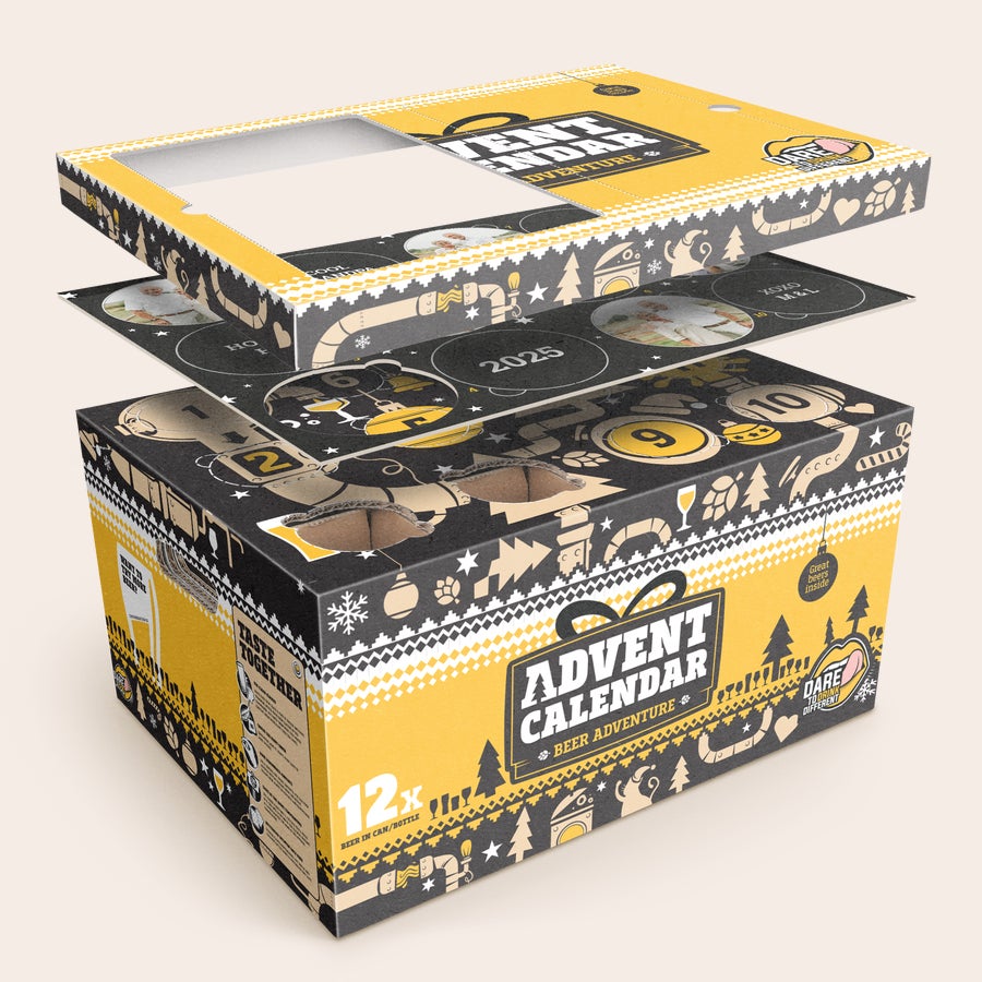 Personalised beer advent calendar Personalised beer advent calendar