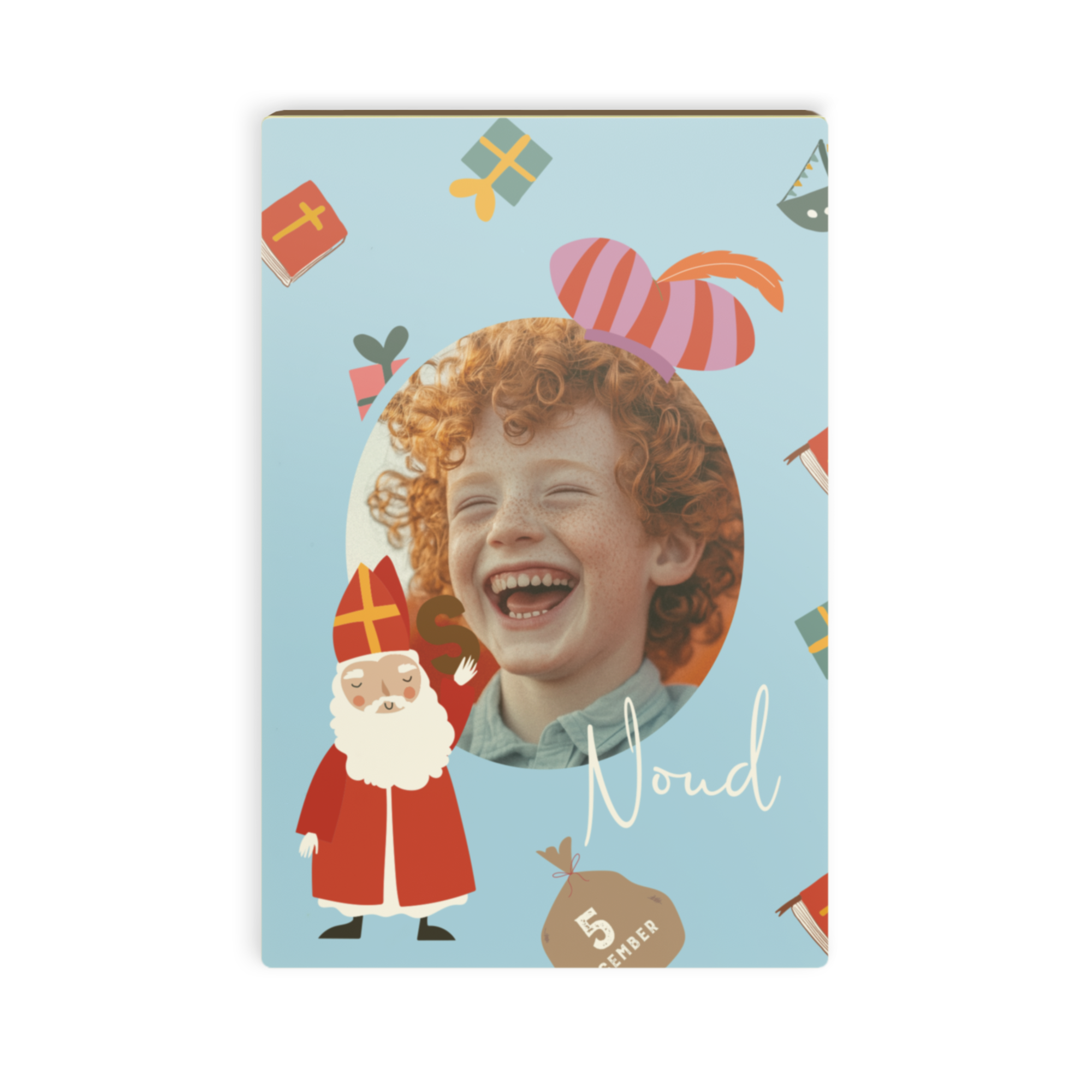 Gepersonaliseerde chocoladeletter Sinterklaas