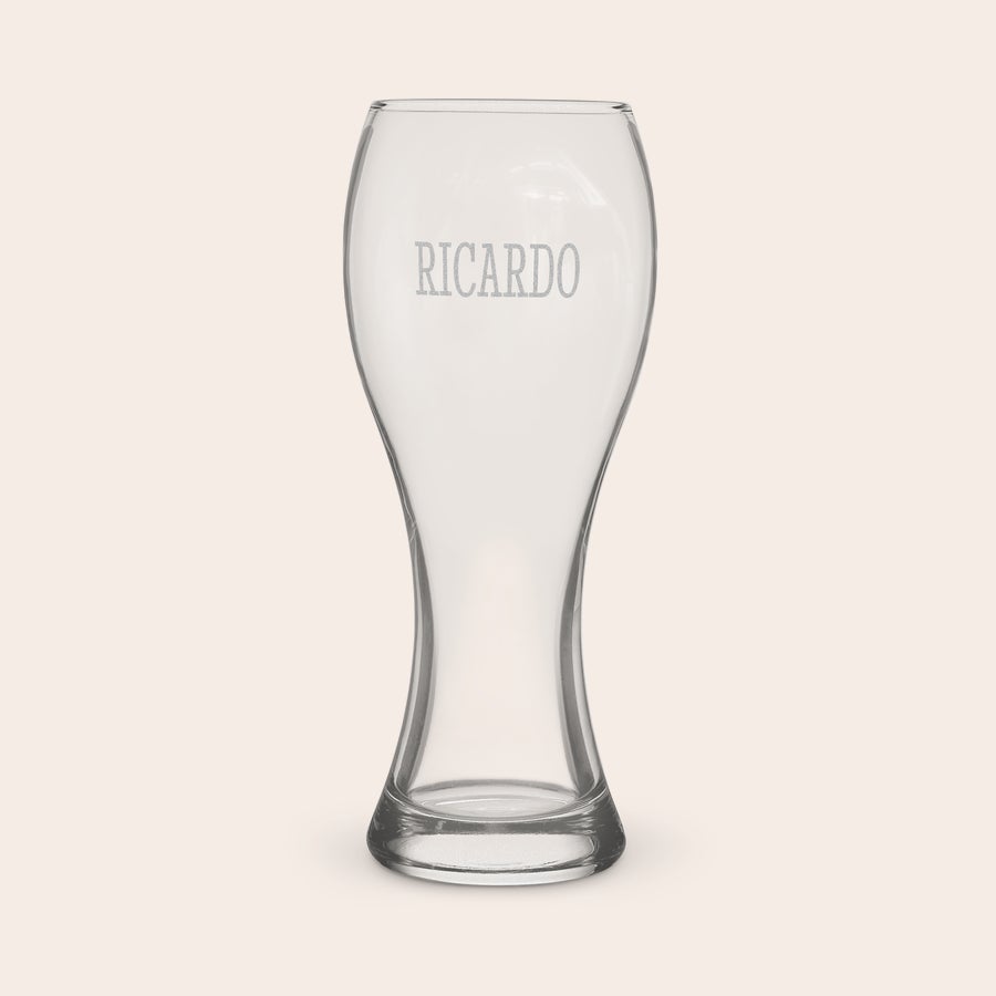 Weizen bierglas graveren Weizen bierglas graveren
