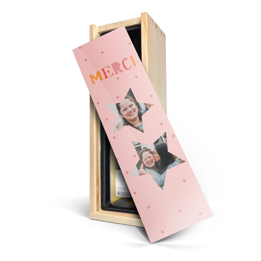 Coffret vin personnalisé - Maison de la Surprise Chardonnay Coffret vin personnalisé - Maison de la Surprise Chardonnay
