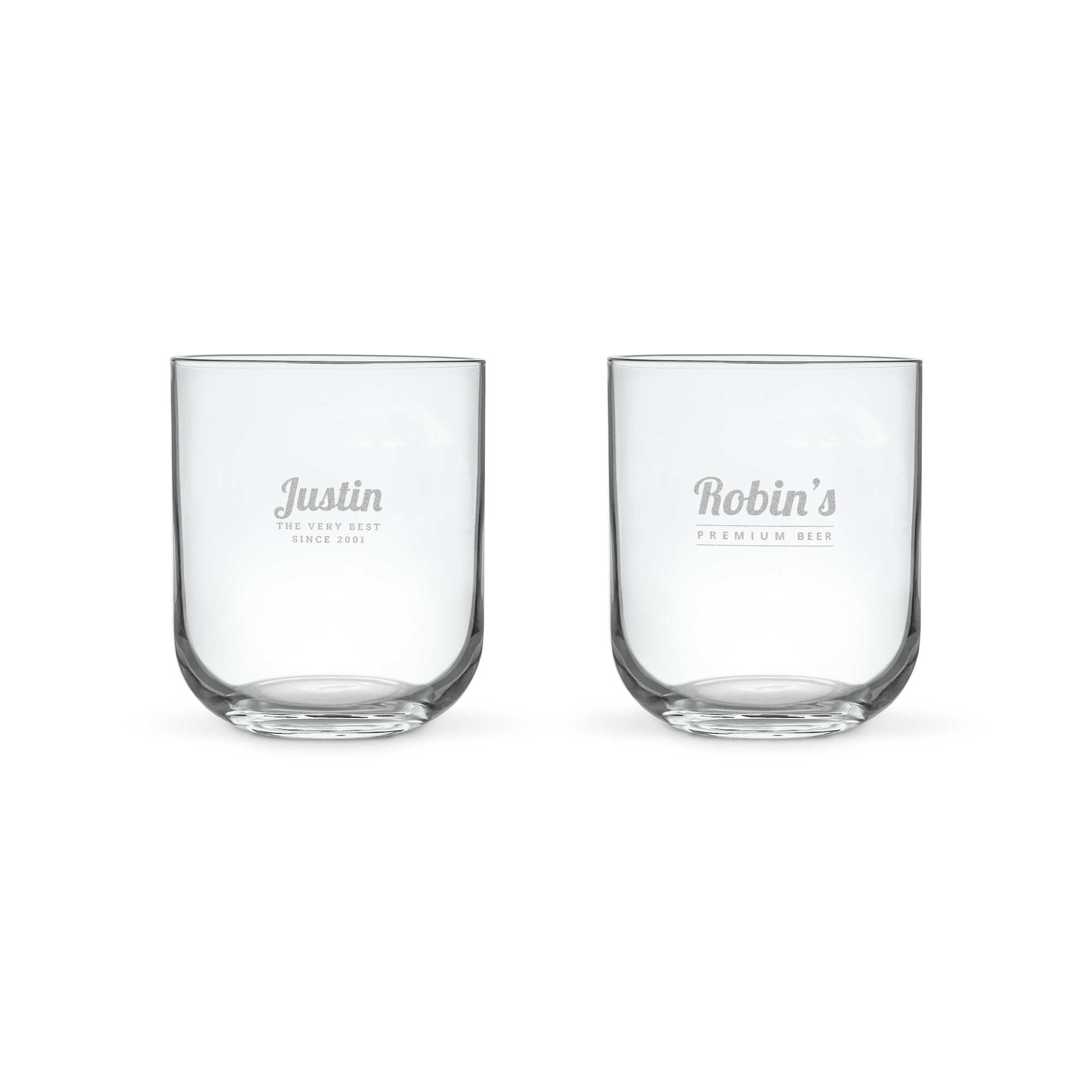 Personalisierte trinkgläser