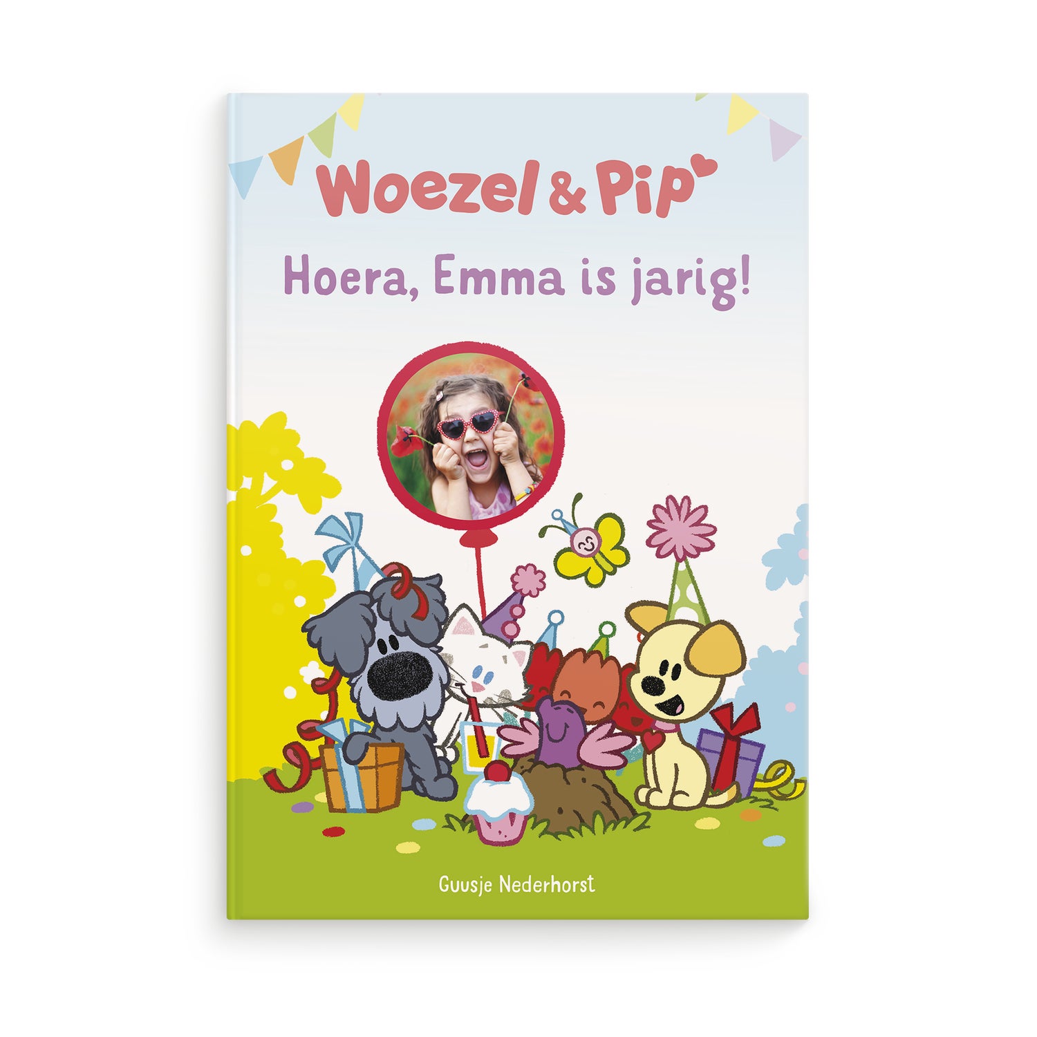 Woezel Pip boek met naam en foto - Verjaardag - XL