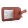 Leather luggage tag