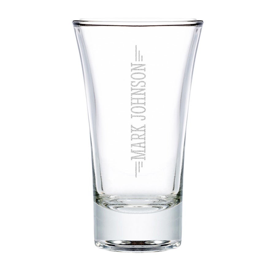Personalised shot glasses