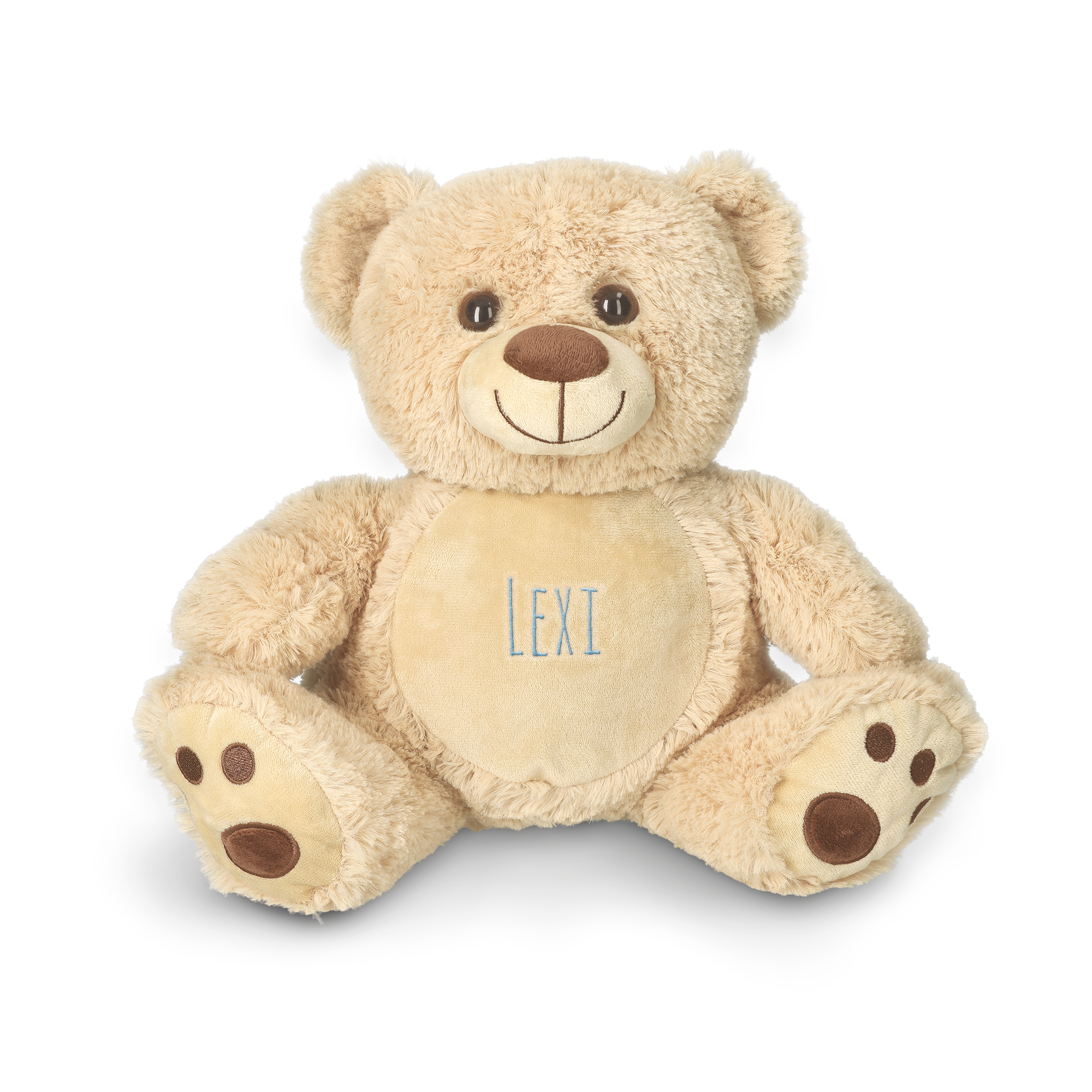 Osito de peluche de vientre bordado personalizado