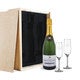 Champagne pakket met champagneglazen - Baron Fuenté Brut