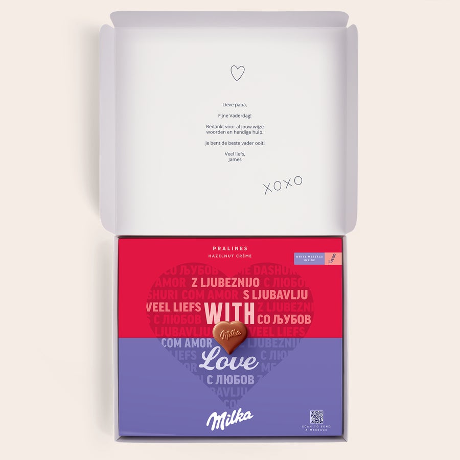 Milka Pralines Vaderdag Milka Pralines Vaderdag