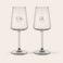 Witte wijnglas graveren Witte wijnglas graveren