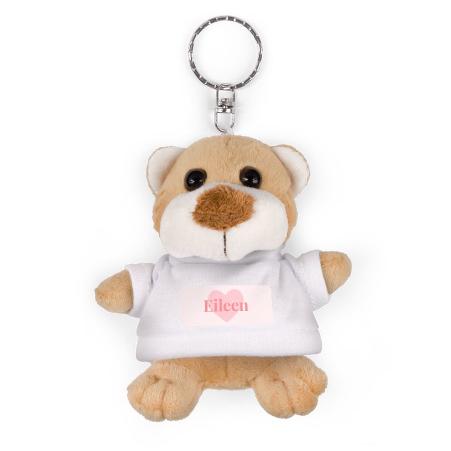 Personalised key ring - Cuddly toy