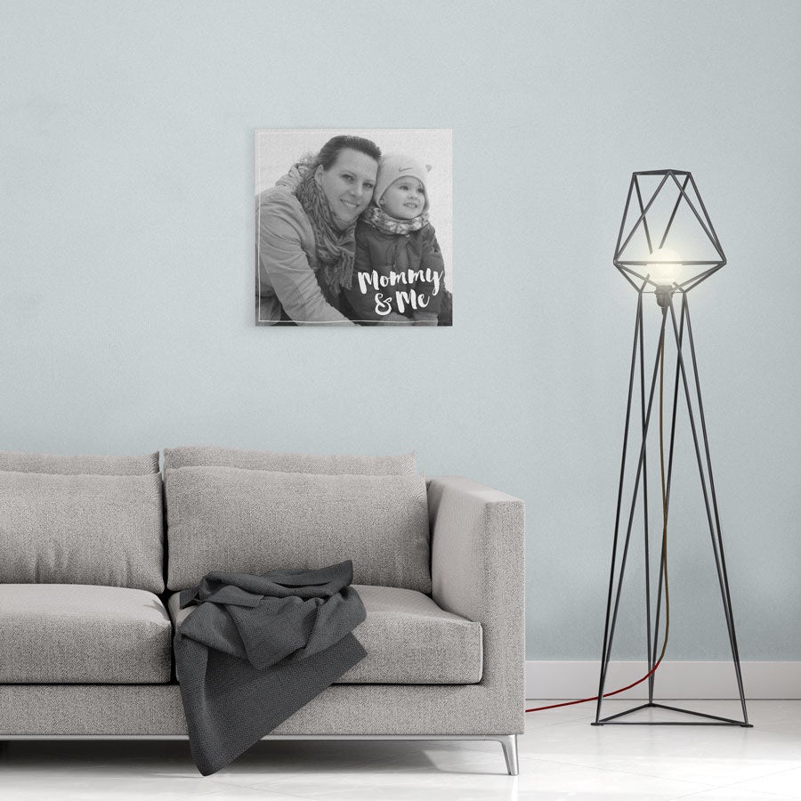 Mors dag-lærred - 40x40 cm