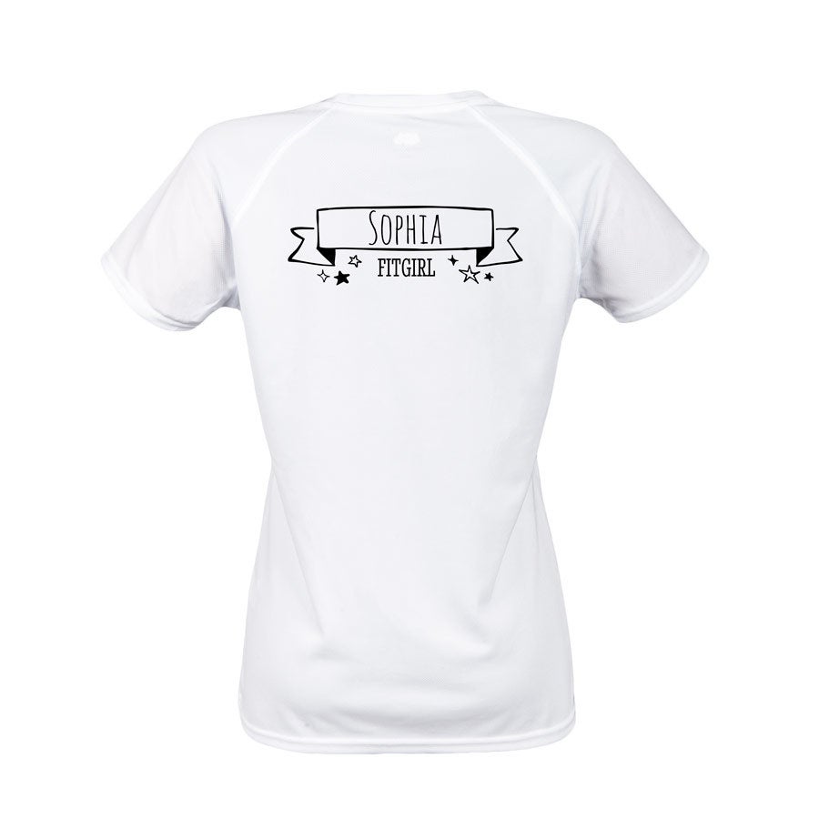 Naisten urheilu t-paita - Valkoinen - XL