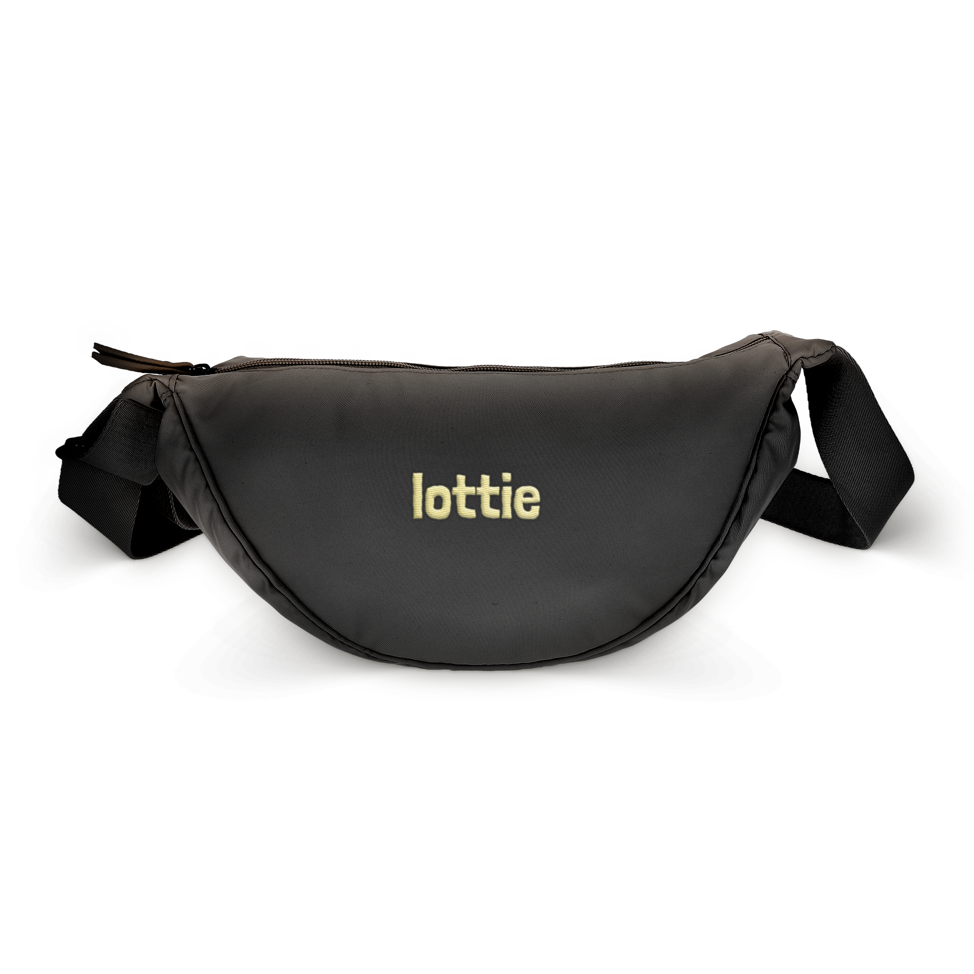 Personalised puffer crossbody bag