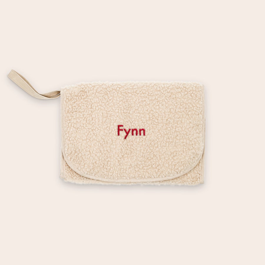 Teddy verschoningsmatje met naam Teddy verschoningsmatje met naam