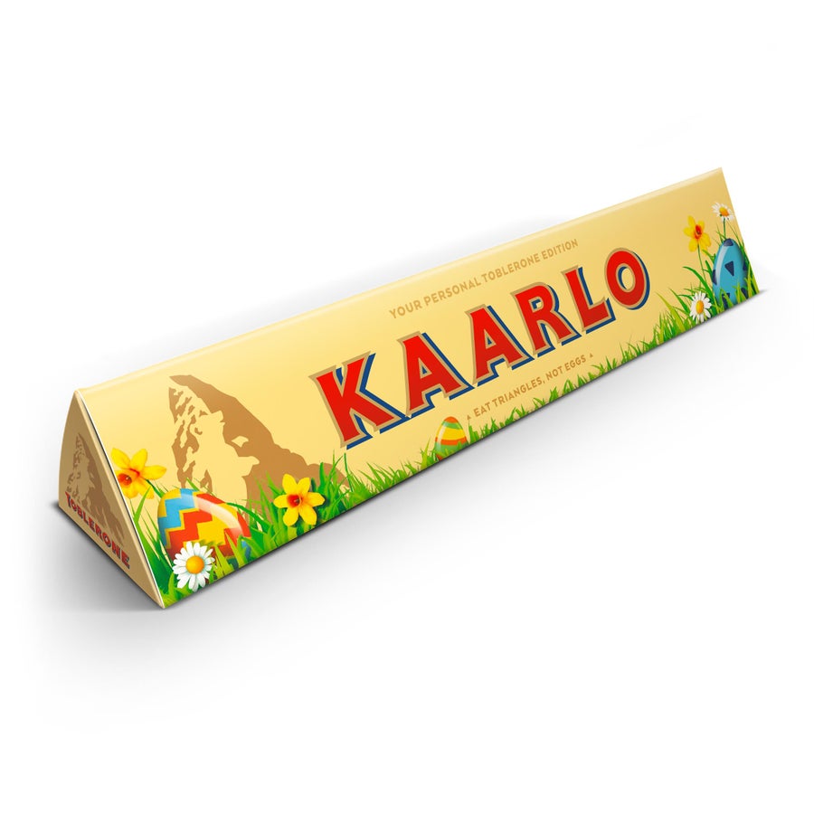 Toblerone personalizado - Páscoa