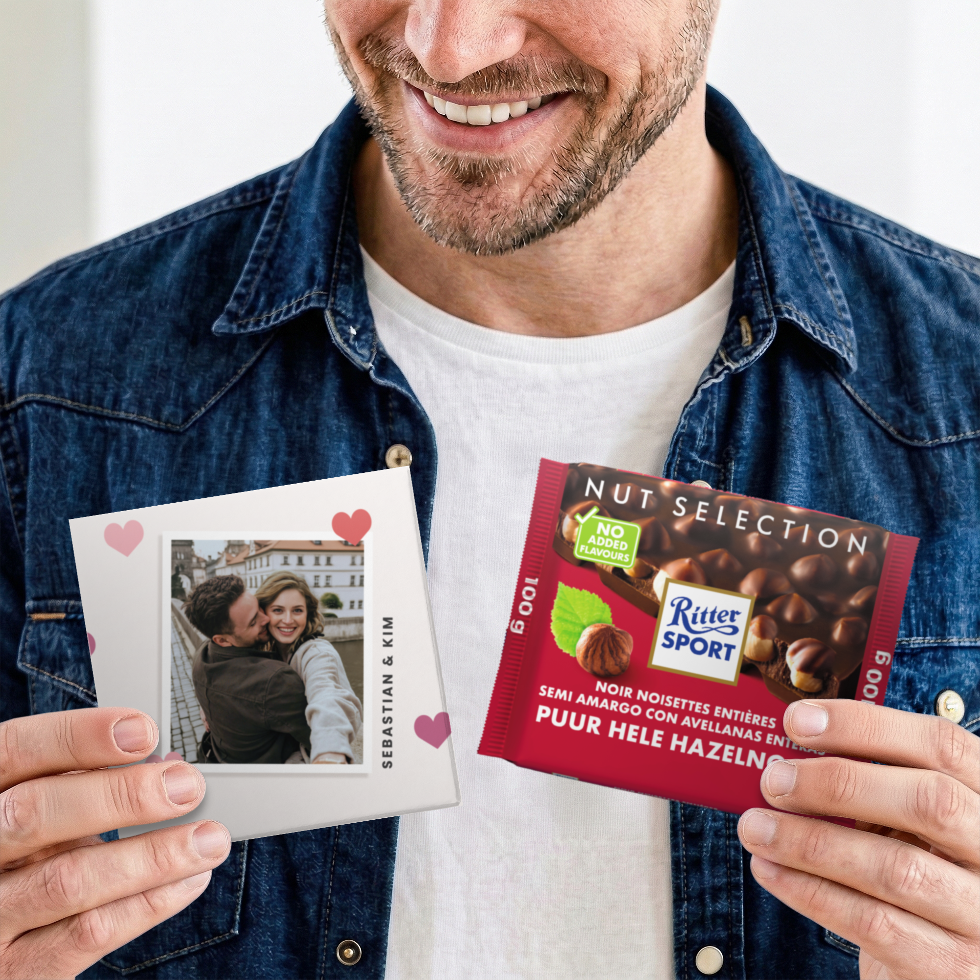 Personalisierte Ritter Sport Schokolade