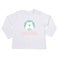 Camiseta personalizada de bebé - Manga larga - Blanco - 50/56