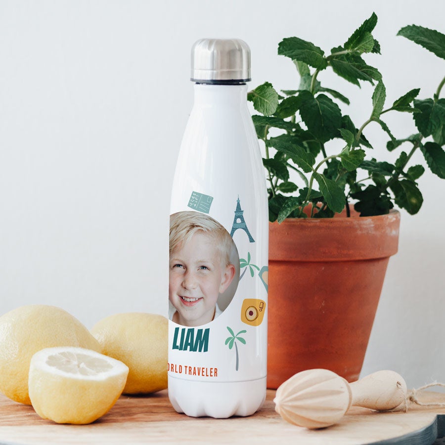 Edelstahl Trinkflasche bedrucken Edelstahl Trinkflasche bedrucken