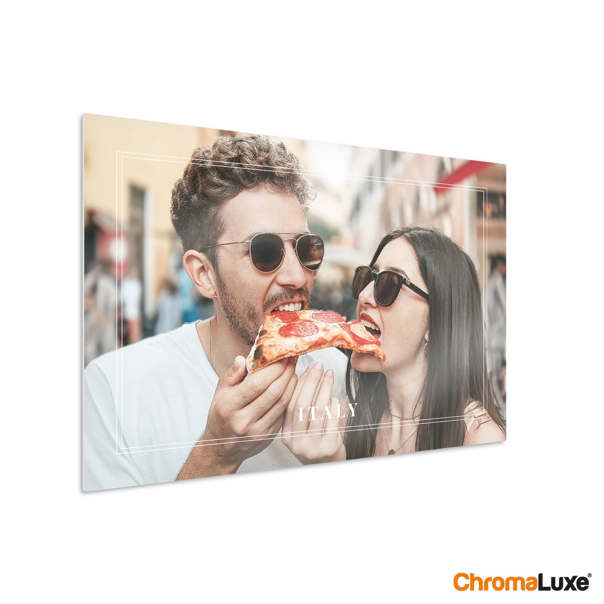 Aluminium fotoprint - Hvid (Chromaluxe)