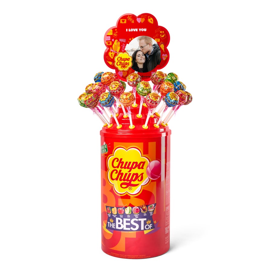 Chupa Chups tower - 100 lollipops