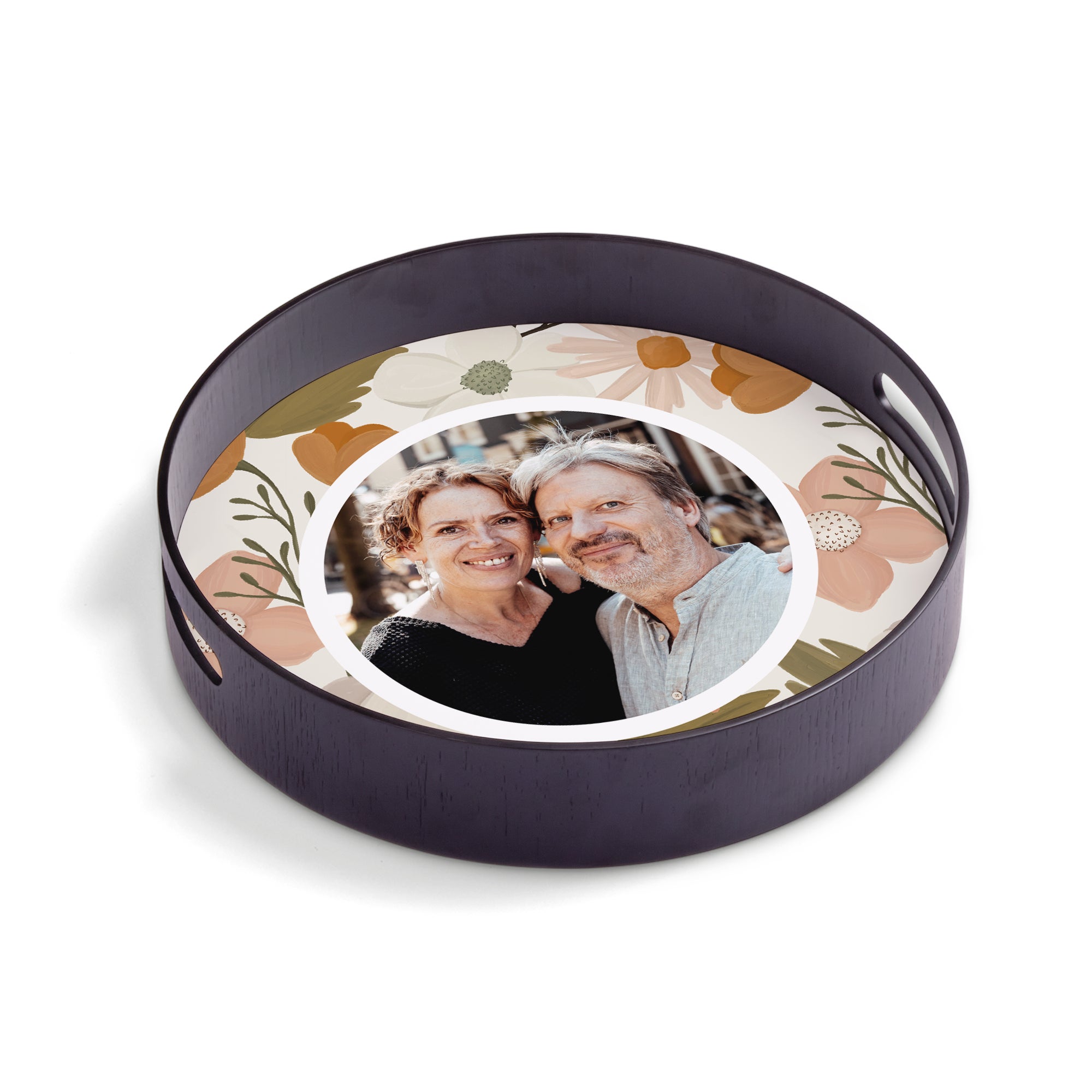 Rond dienblad bedrukken - Zwart - 30 cm Rond dienblad bedrukken - Zwart - 30 cm