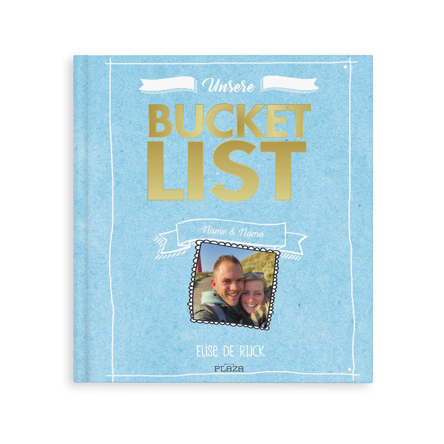 Personalisiertes Bucket List Buch für Freunde