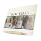Greeting Card with photo - Horizontal - Wooden