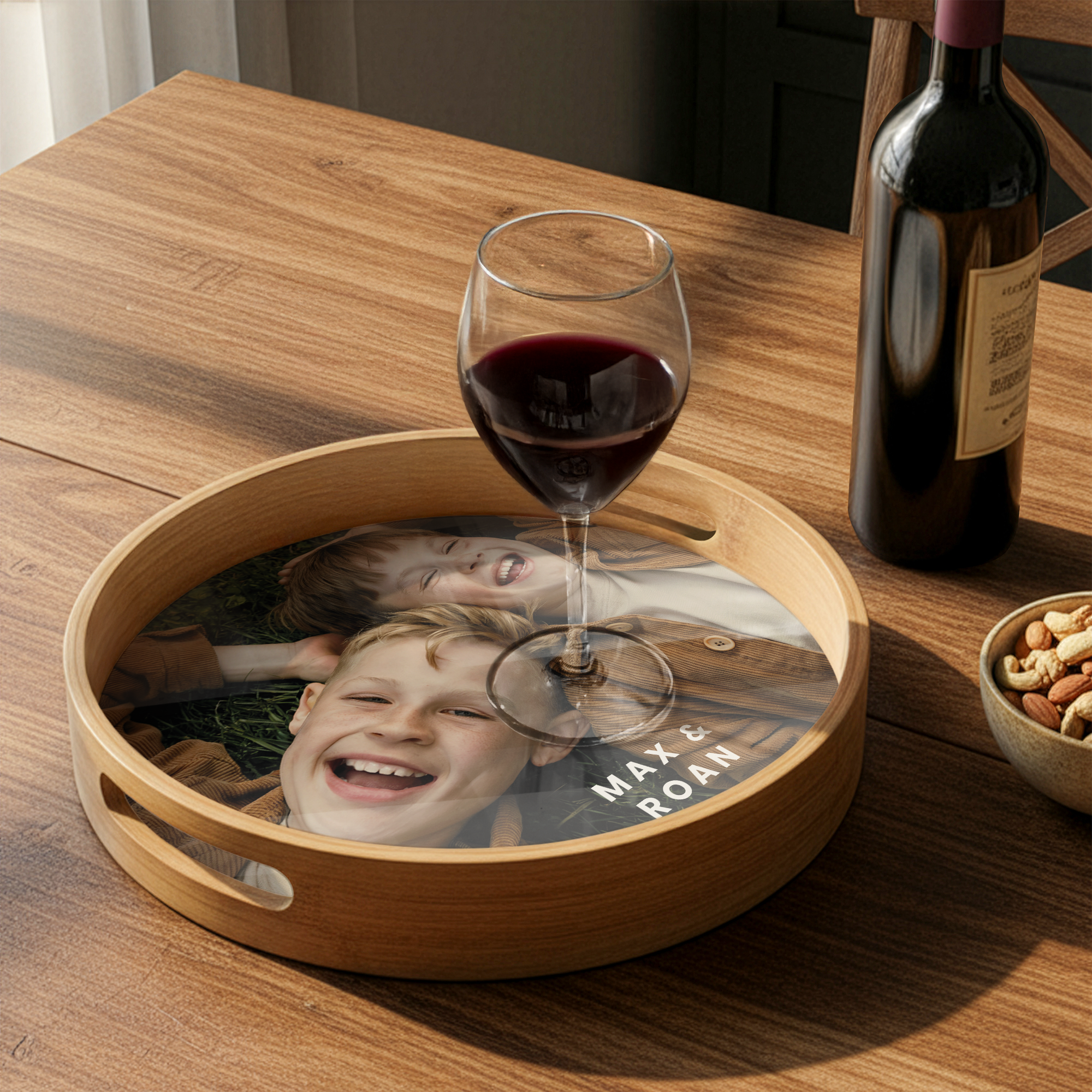 Rond dienblad bedrukken