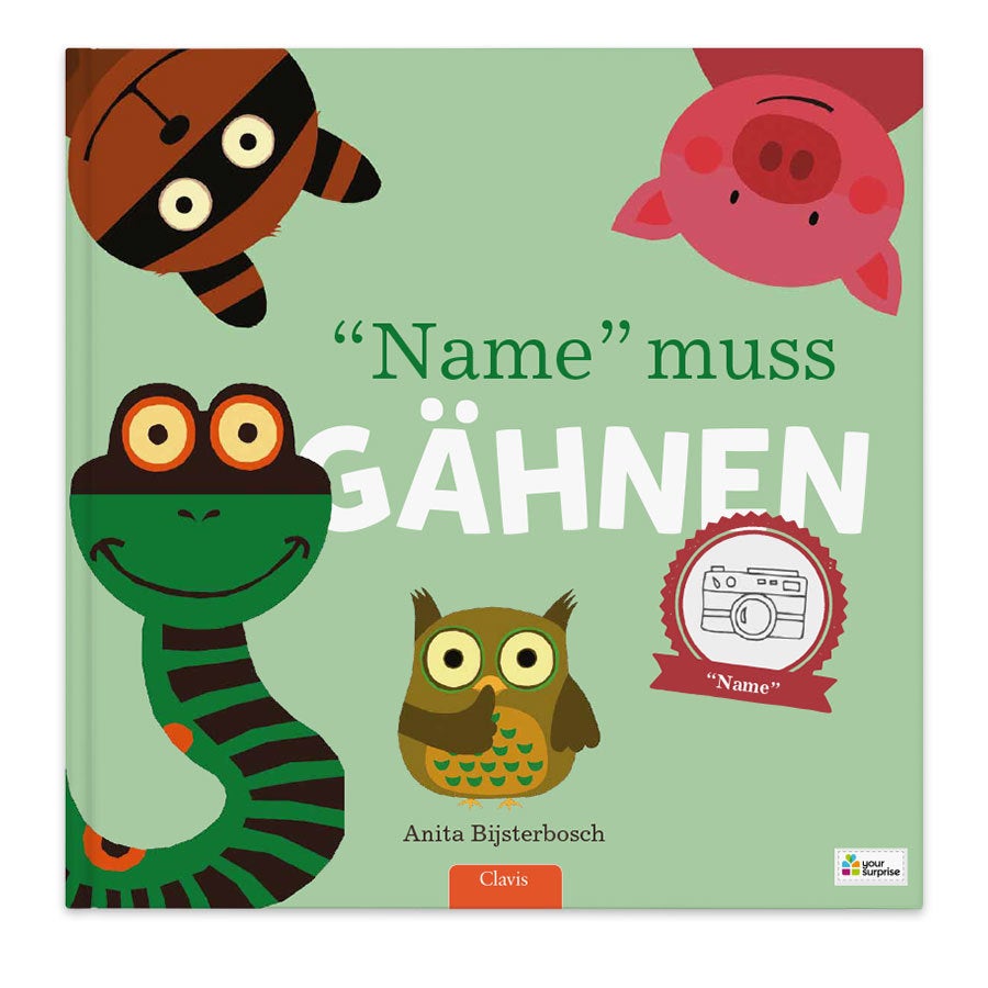 Personalisierte Kinderbücher - Jeder gähnt - XXL