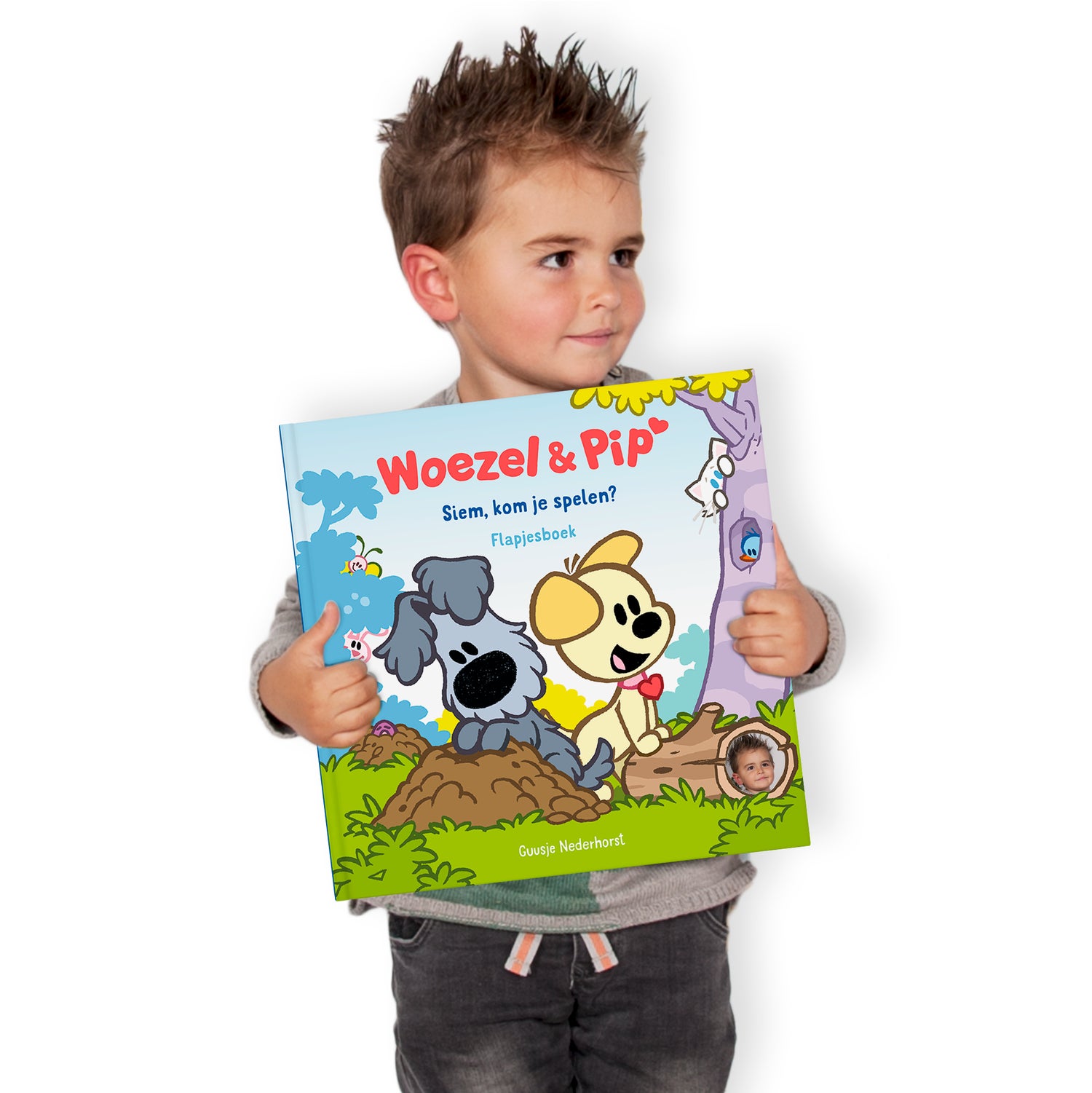 Flapjesboek Woezel Pip Verstoppertje personaliseren