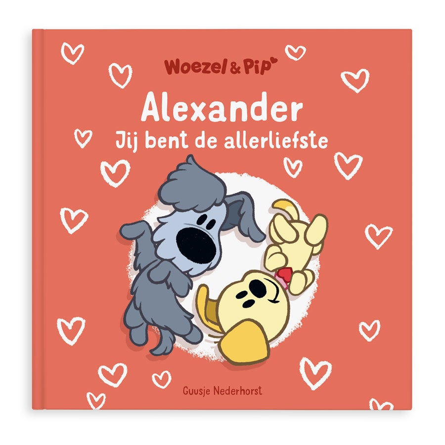Boek met naam en foto - Woezel Pip - Jij bent de allerliefste (Hardcover)
