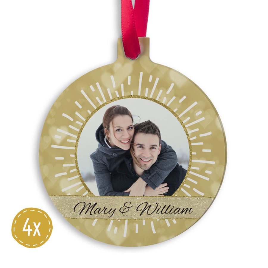 Christmas hanger aluminium - Ball (4)