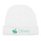 Baby beanie - First Christmas - White