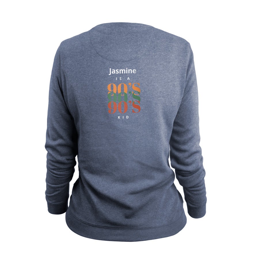 Personalised sweater - Women - Indigo - M