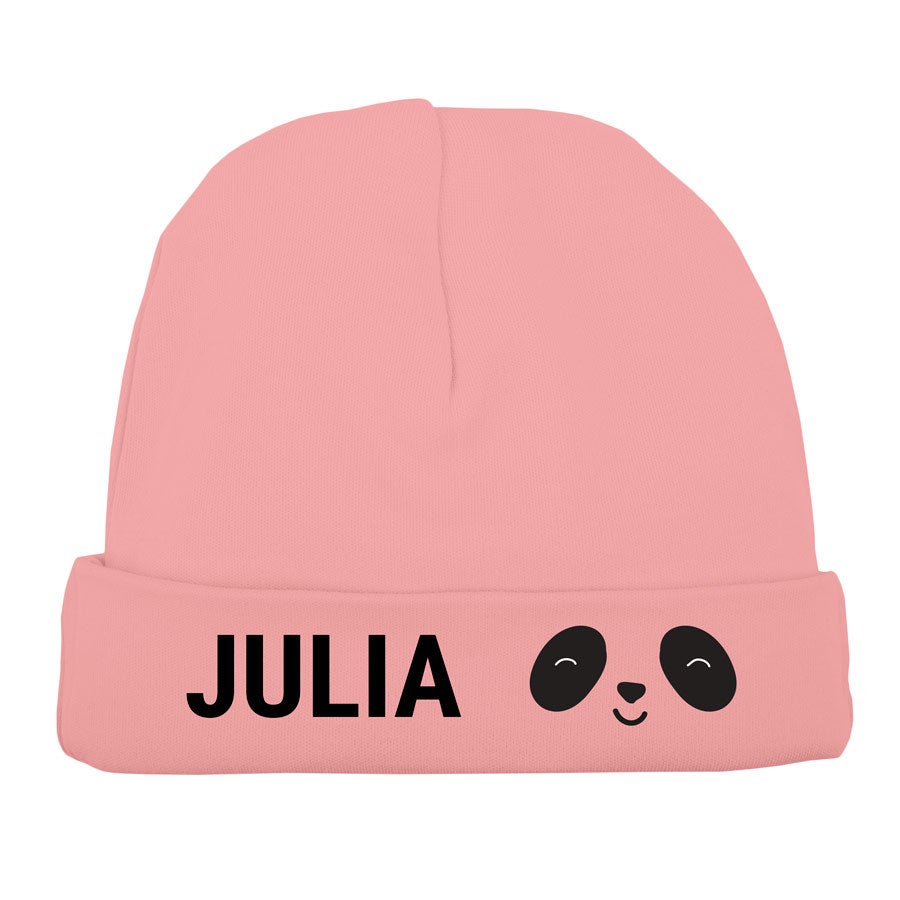 Bonnet naissance - Rose