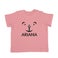 Camiseta personalizada de bebé - Manga corta - Rosa - 62/68