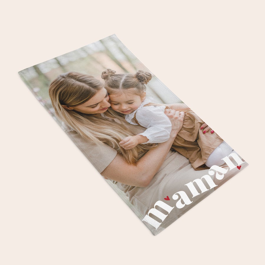 Serviette de bain personnalisée Serviette de bain personnalisée