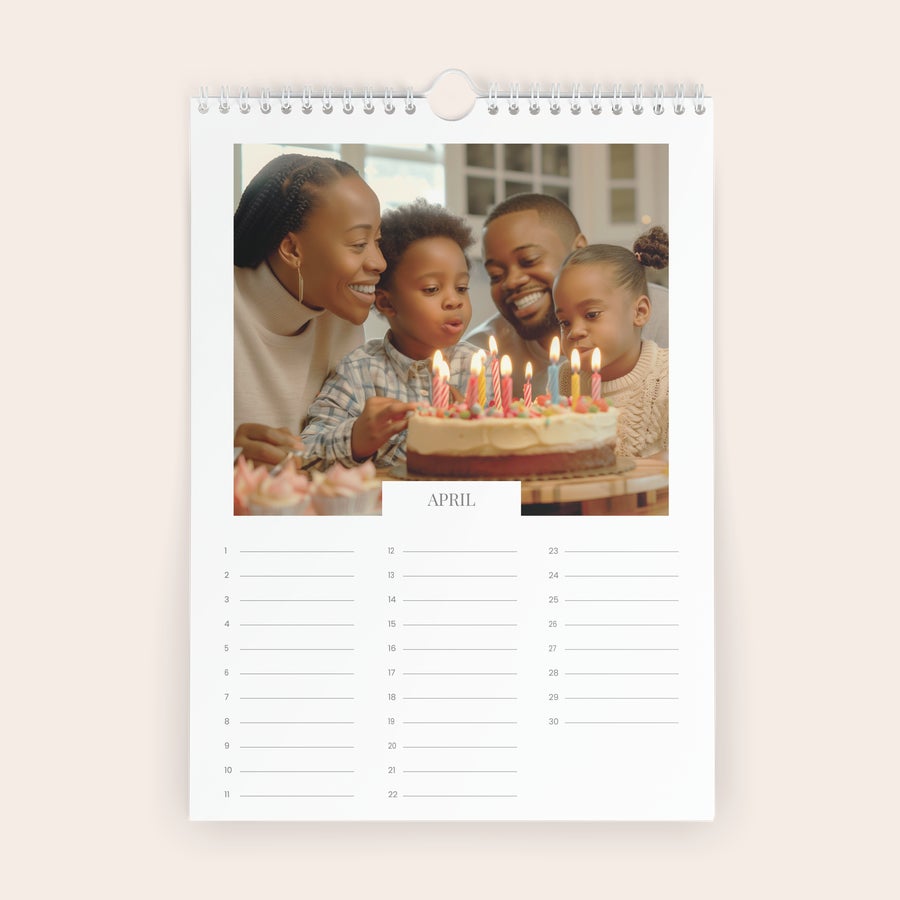 Personalised birthday calendar Personalised birthday calendar