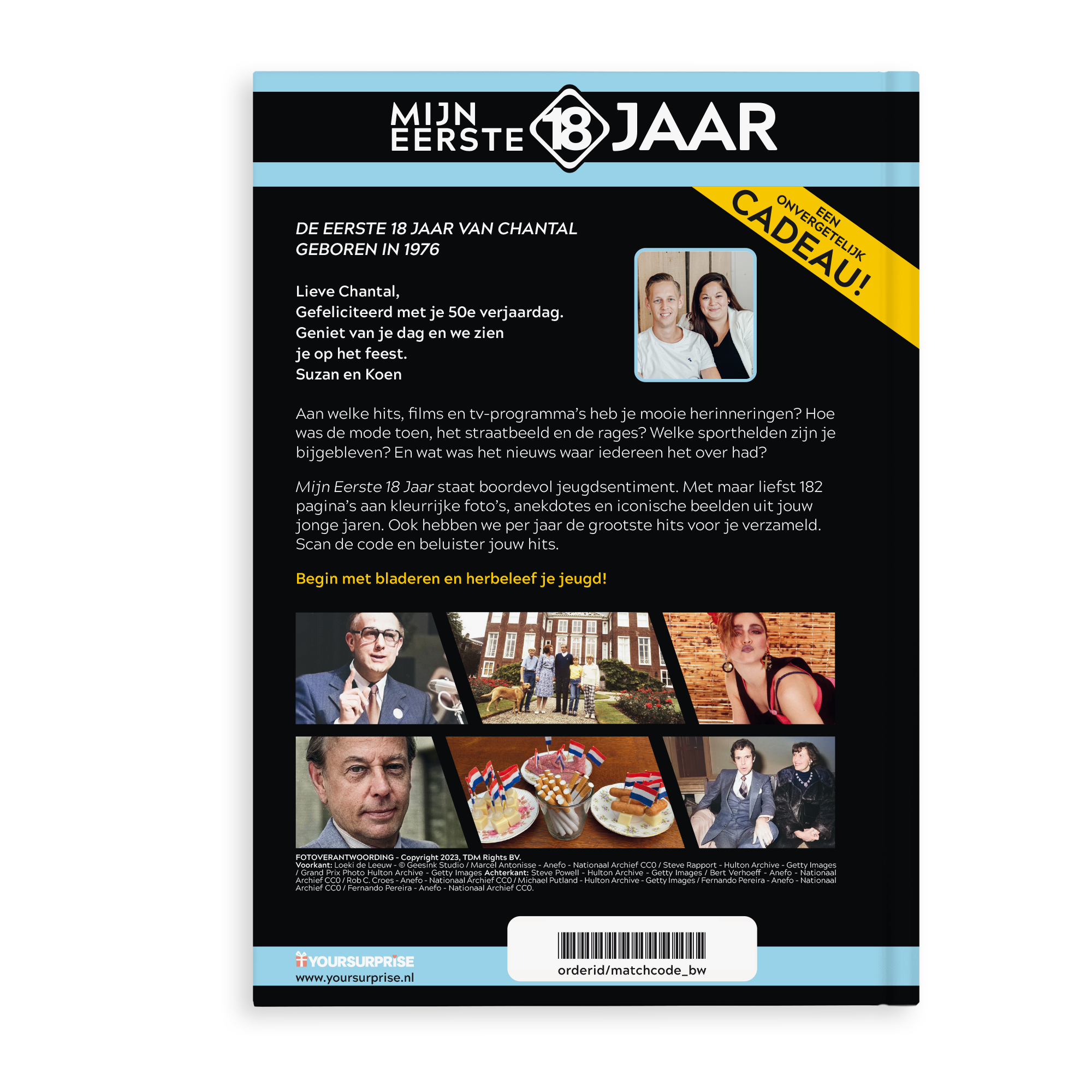 Geboortejaar boek - Mijn eerste 18 jaar